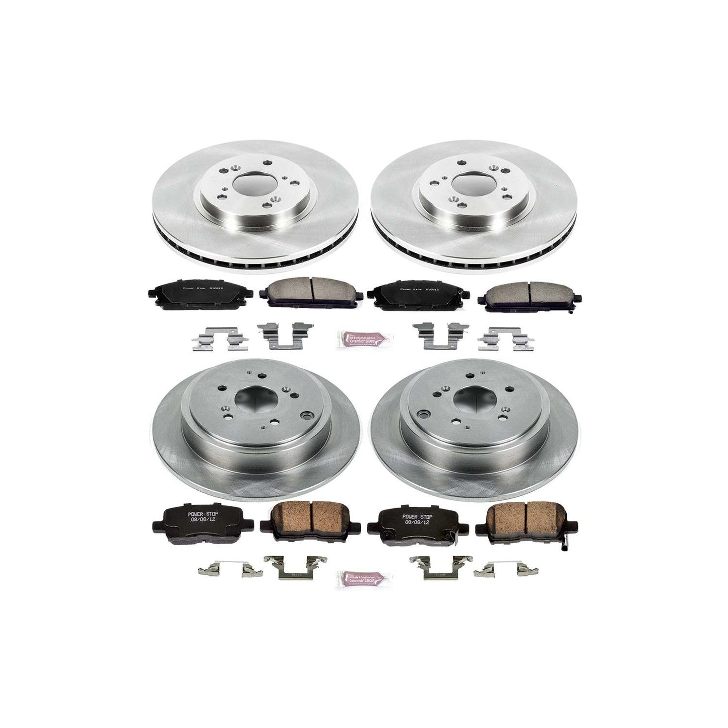 PowerStop Power Stop 03-06 Acura MDX Front & Rear Autospecialty Brake Kit KOE2291