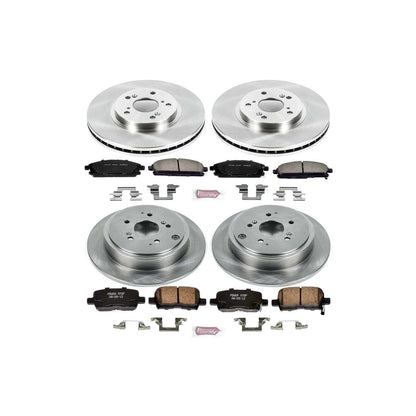PowerStop Power Stop 03-06 Acura MDX Front & Rear Autospecialty Brake Kit KOE2291
