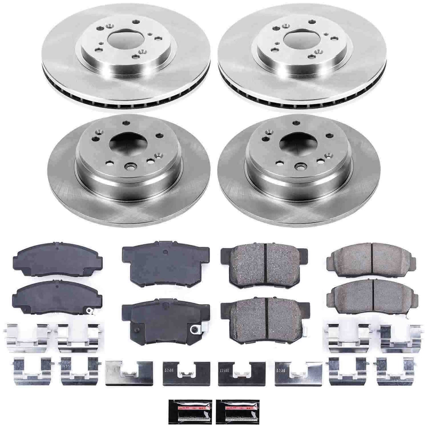 PowerStop Power Stop 99-03 Acura TL Front & Rear Autospecialty Brake Kit KOE2295