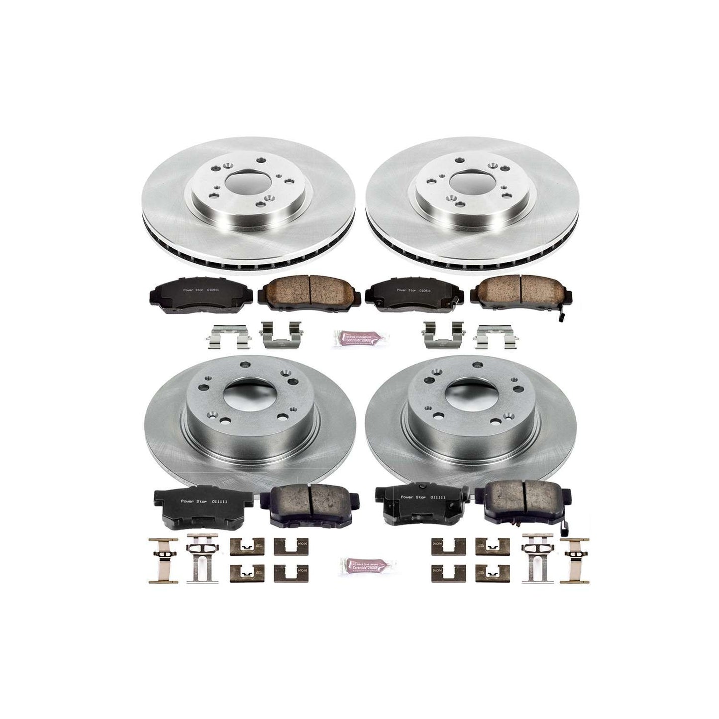 PowerStop Power Stop 04-08 Acura TSX Front & Rear Autospecialty Brake Kit KOE2297