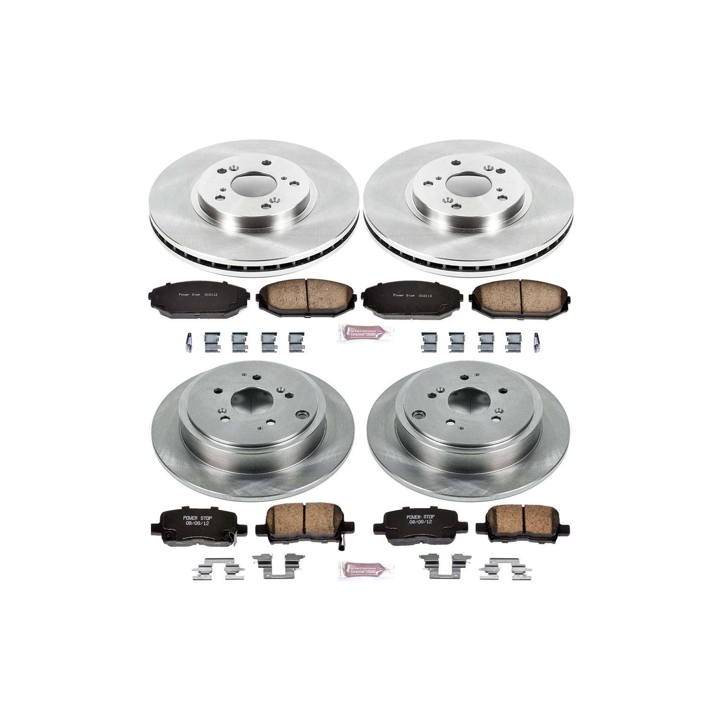 PowerStop Power Stop 01-02 Acura MDX Front & Rear Autospecialty Brake Kit KOE2300