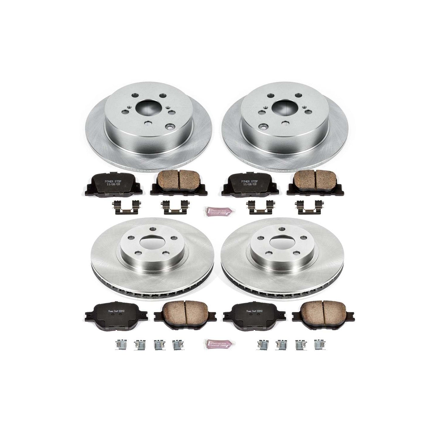 PowerStop Power Stop 05-10 Scion tC Front & Rear Autospecialty Brake Kit KOE2315