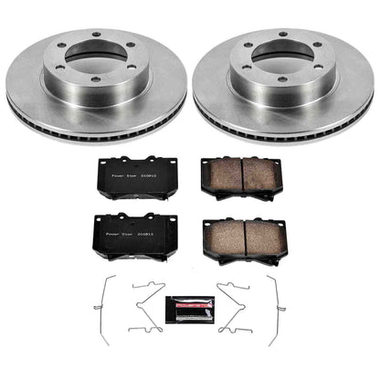 PowerStop Power Stop 01-02 Toyota Sequoia Front Autospecialty Brake Kit KOE2323