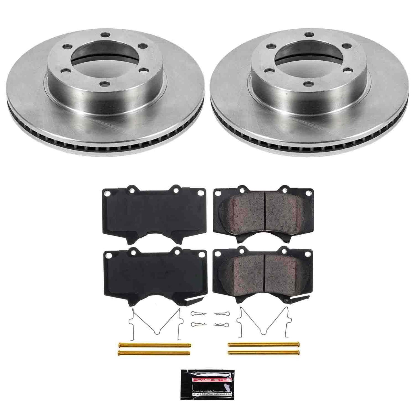 PowerStop Power Stop 01-07 Toyota Sequoia Front Autospecialty Brake Kit KOE2324