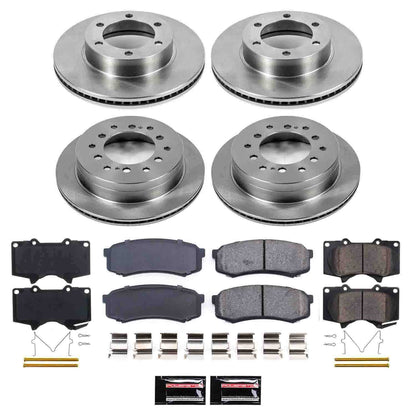 PowerStop Power Stop 01-07 Toyota Sequoia Front & Rear Autospecialty Brake Kit KOE2325