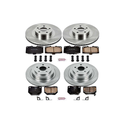 PowerStop Power Stop 06-07 Subaru Impreza Front & Rear Autospecialty Brake Kit KOE2368