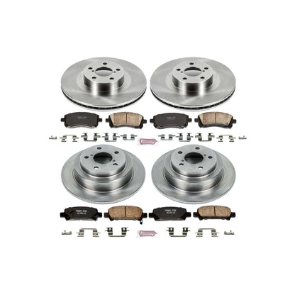 PowerStop Power Stop 02-03 Subaru Impreza Front & Rear Autospecialty Brake Kit KOE2371