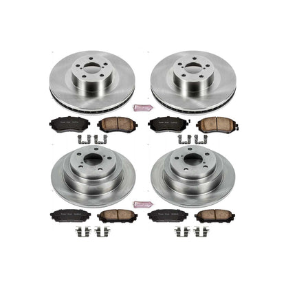 PowerStop Power Stop 05-06 Saab 9-2X Front & Rear Autospecialty Brake Kit KOE2376
