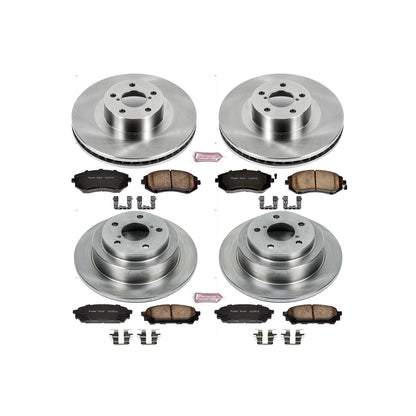 PowerStop Power Stop 05-06 Saab 9-2X Front & Rear Autospecialty Brake Kit KOE2376