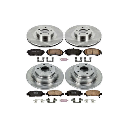 PowerStop Power Stop 2003 Subaru Forester Front & Rear Autospecialty Brake Kit KOE2377