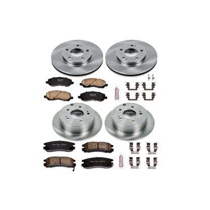 PowerStop Power Stop 04-12 Mitsubishi Galant Front & Rear Autospecialty Brake Kit KOE2395