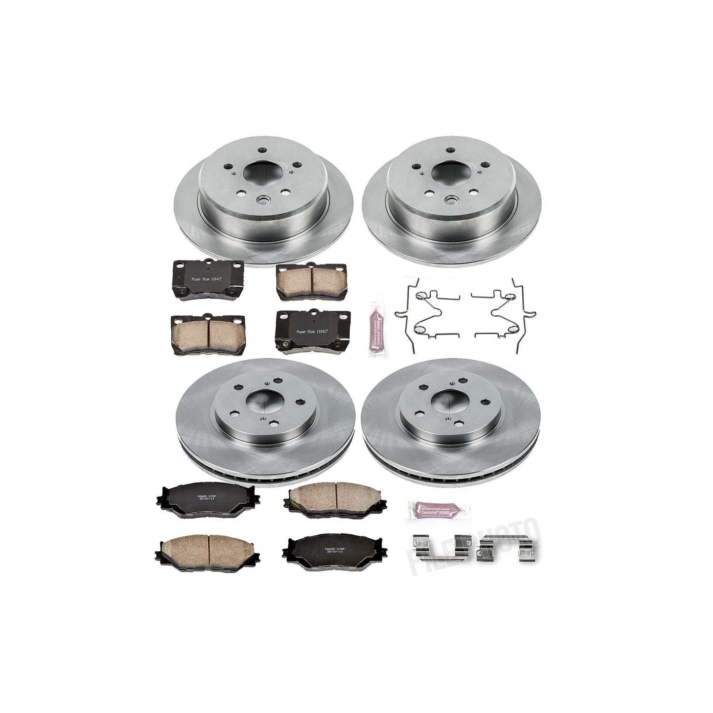 PowerStop Power Stop 06-13 Lexus IS250 Front & Rear Autospecialty Brake Kit KOE2407
