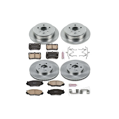 PowerStop Power Stop 06-13 Lexus IS250 Front & Rear Autospecialty Brake Kit KOE2407