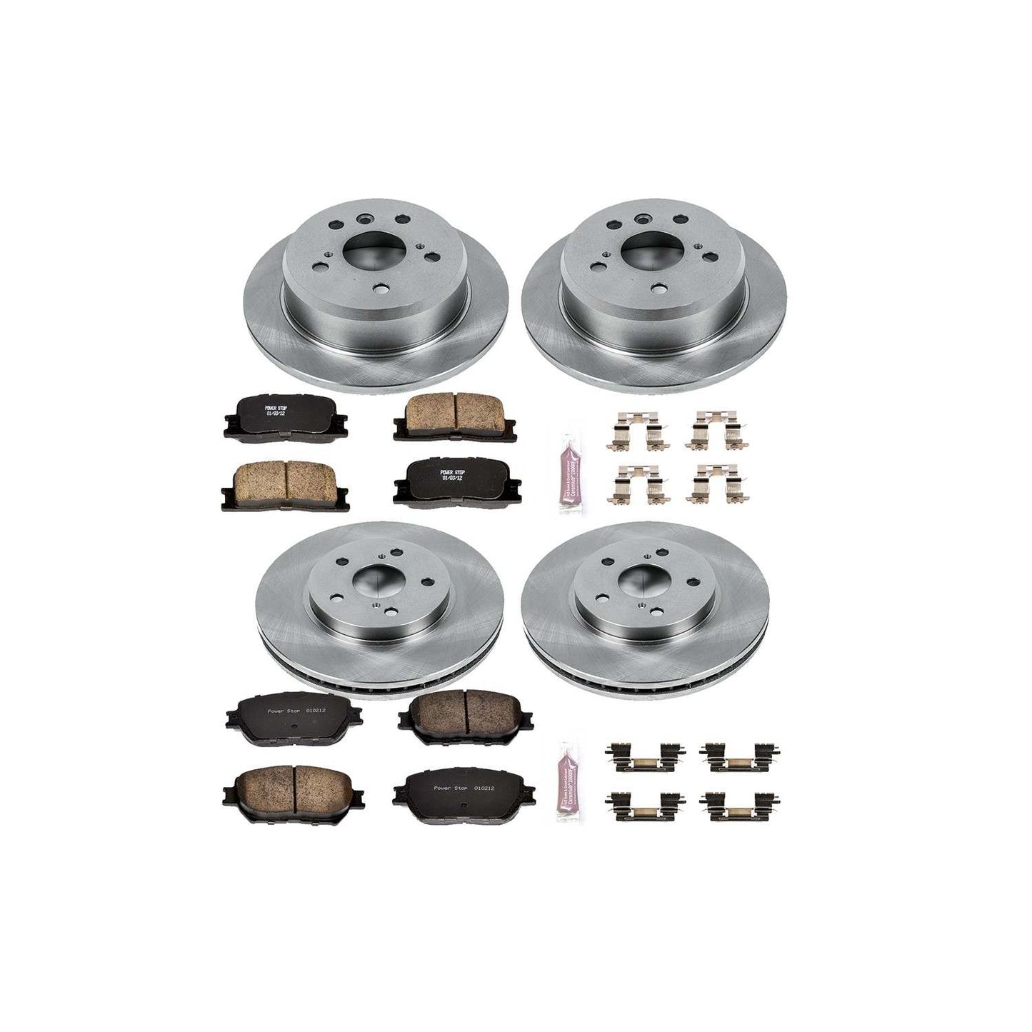 PowerStop Power Stop 2002 Toyota Camry Front & Rear Autospecialty Brake Kit KOE2416