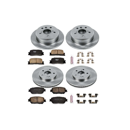 PowerStop Power Stop 2002 Toyota Camry Front & Rear Autospecialty Brake Kit KOE2416