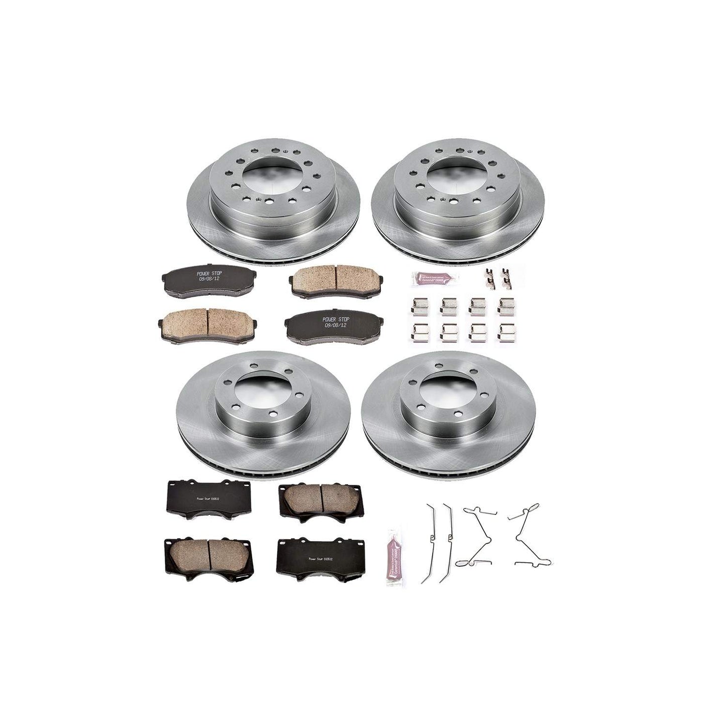 PowerStop Power Stop 03-09 Lexus GX470 Front & Rear Autospecialty Brake Kit KOE2422