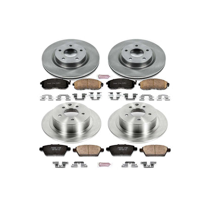 PowerStop Power Stop 10-13 Nissan Altima Front & Rear Autospecialty Brake Kit KOE242
