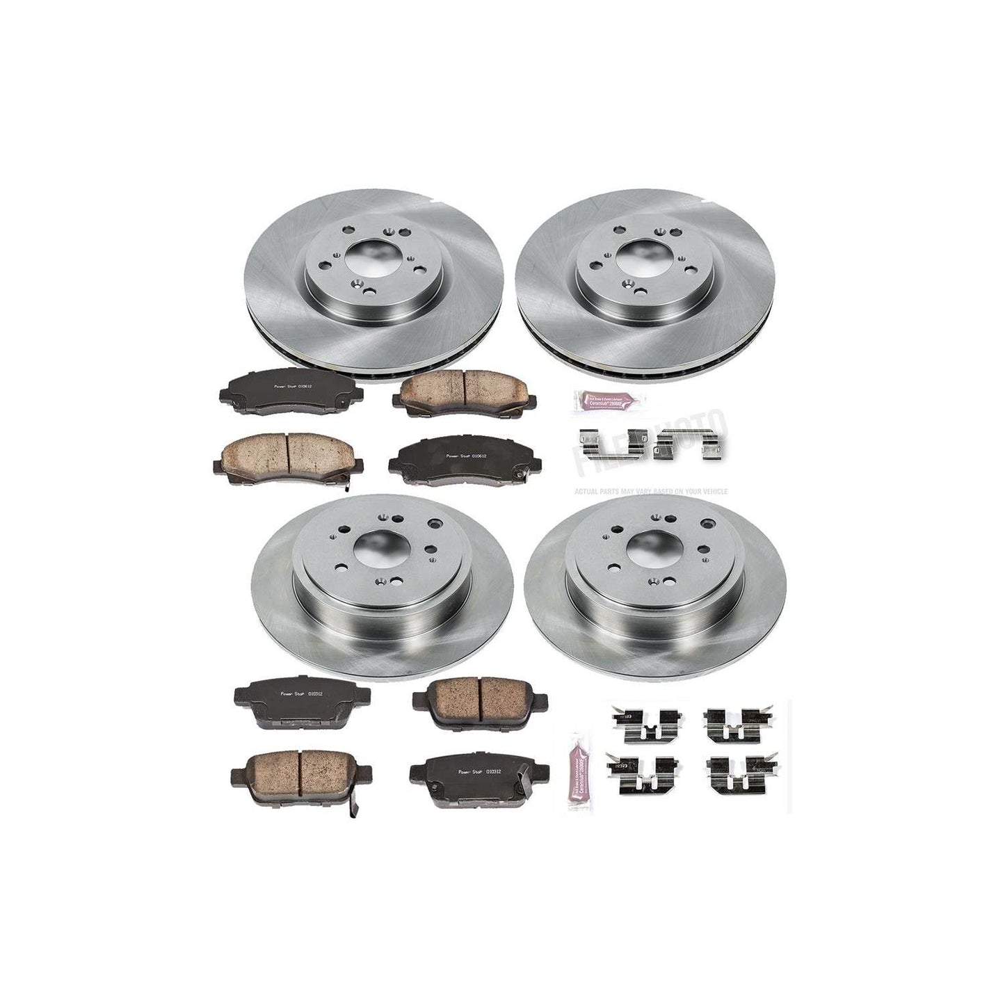 PowerStop Power Stop 06-11 Honda Ridgeline Front & Rear Autospecialty Brake Kit KOE2430