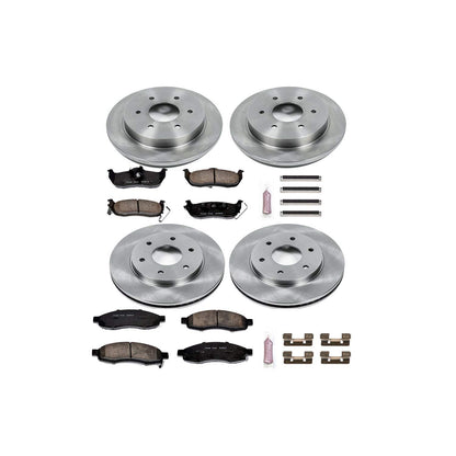 PowerStop Power Stop 04-05 Infiniti QX56 Front & Rear Autospecialty Brake Kit KOE2443