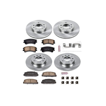 PowerStop Power Stop 03-05 Mazda 6 Front & Rear Autospecialty Brake Kit KOE2449