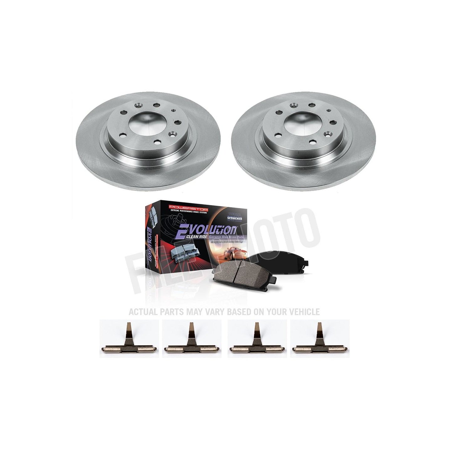 PowerStop Power Stop 98-02 Mazda 626 Rear Autospecialty Brake Kit KOE2453