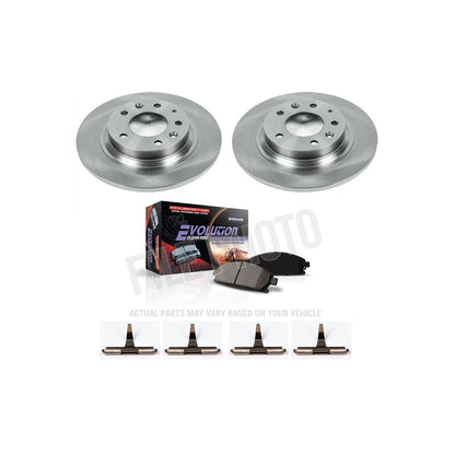 PowerStop Power Stop 98-02 Mazda 626 Rear Autospecialty Brake Kit KOE2453