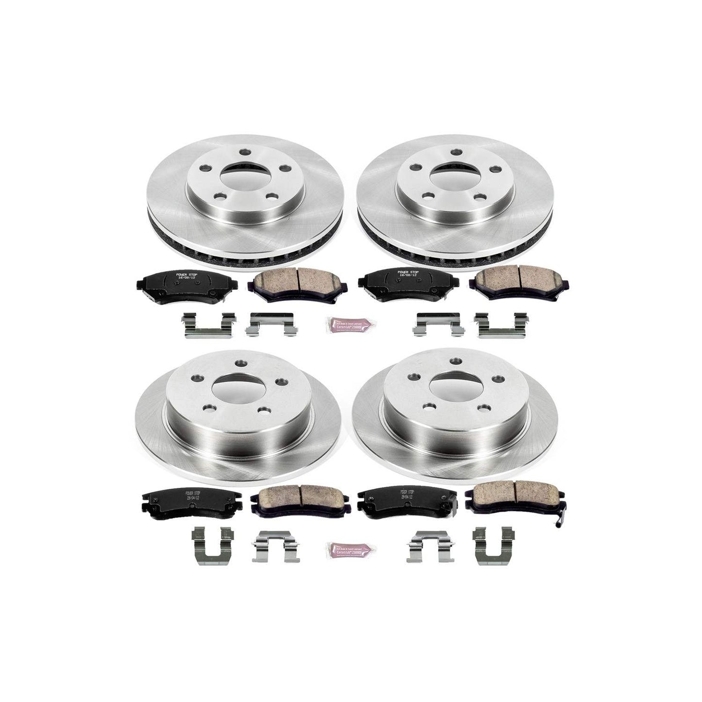 PowerStop Power Stop 04-05 Buick Century Front & Rear Autospecialty Brake Kit KOE2554