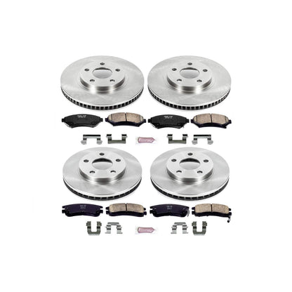 PowerStop Power Stop 00-05 Buick LeSabre Front & Rear Autospecialty Brake Kit KOE2556