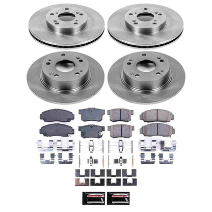 PowerStop Power Stop 03-07 Honda Accord Front & Rear Autospecialty Brake Kit KOE2557