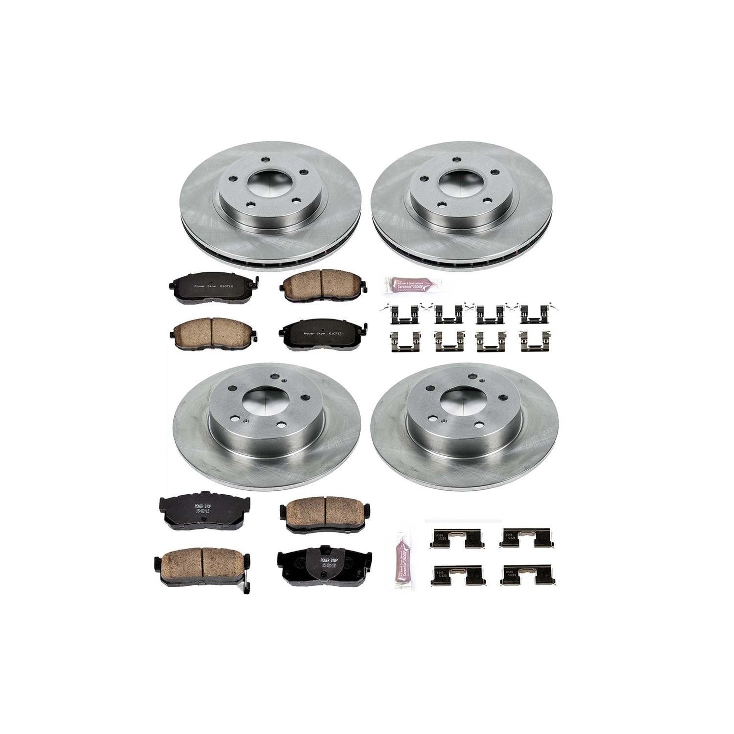 PowerStop Power Stop 99-01 Nissan Maxima Front & Rear Autospecialty Brake Kit KOE2704