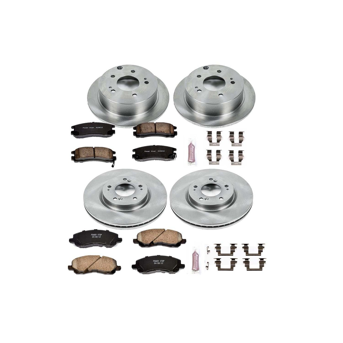 PowerStop Power Stop 06-12 Mitsubishi Eclipse Front & Rear Autospecialty Brake Kit KOE2711