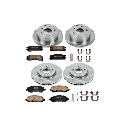 PowerStop Power Stop 06-12 Mitsubishi Eclipse Front & Rear Autospecialty Brake Kit KOE2711