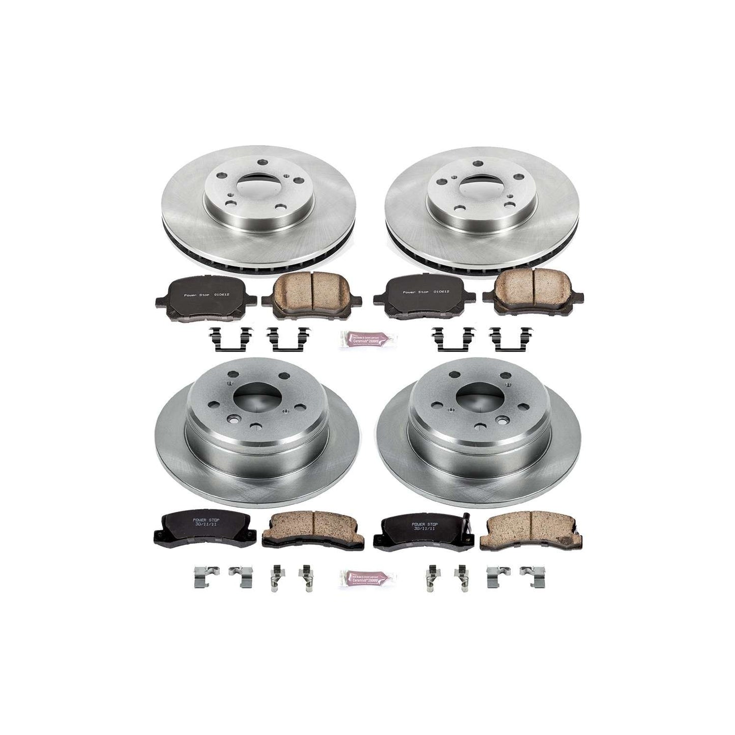 PowerStop Power Stop 97-99 Lexus ES300 Front & Rear Autospecialty Brake Kit KOE2713