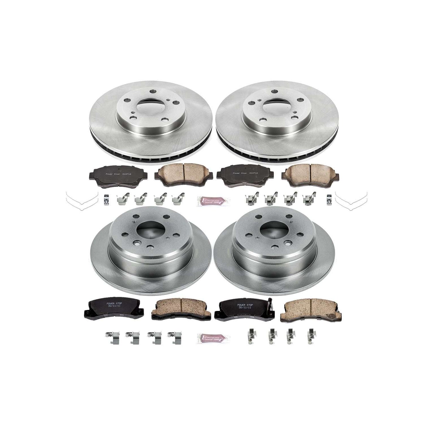 PowerStop Power Stop 92-96 Toyota Camry Front & Rear Autospecialty Brake Kit KOE2714