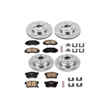 PowerStop Power Stop 91-95 Acura Legend Front & Rear Autospecialty Brake Kit KOE2717