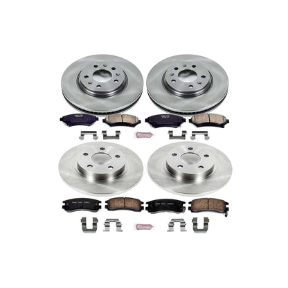 PowerStop Power Stop 2004 Cadillac Seville Front & Rear Autospecialty Brake Kit KOE2733