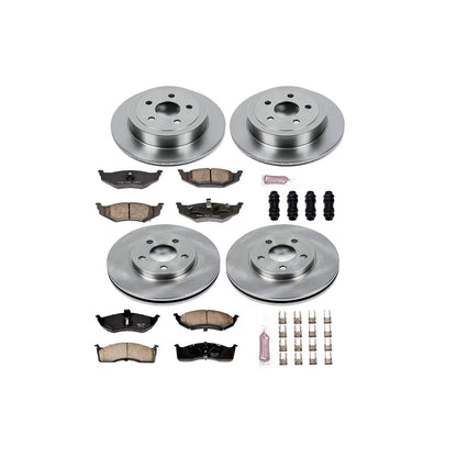 PowerStop Power Stop 00-05 Dodge Neon Front & Rear Autospecialty Brake Kit KOE2734