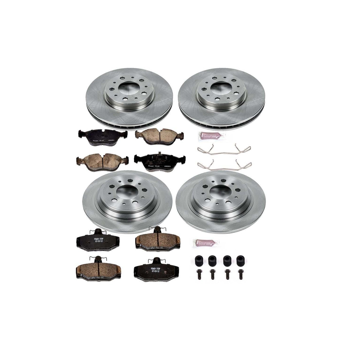 PowerStop Power Stop 98-99 Volvo V70 Front & Rear Autospecialty Brake Kit KOE2736