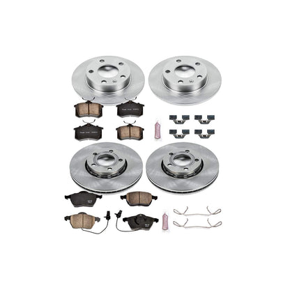 PowerStop Power Stop 02-04 Audi A4 Front & Rear Autospecialty Brake Kit KOE2741