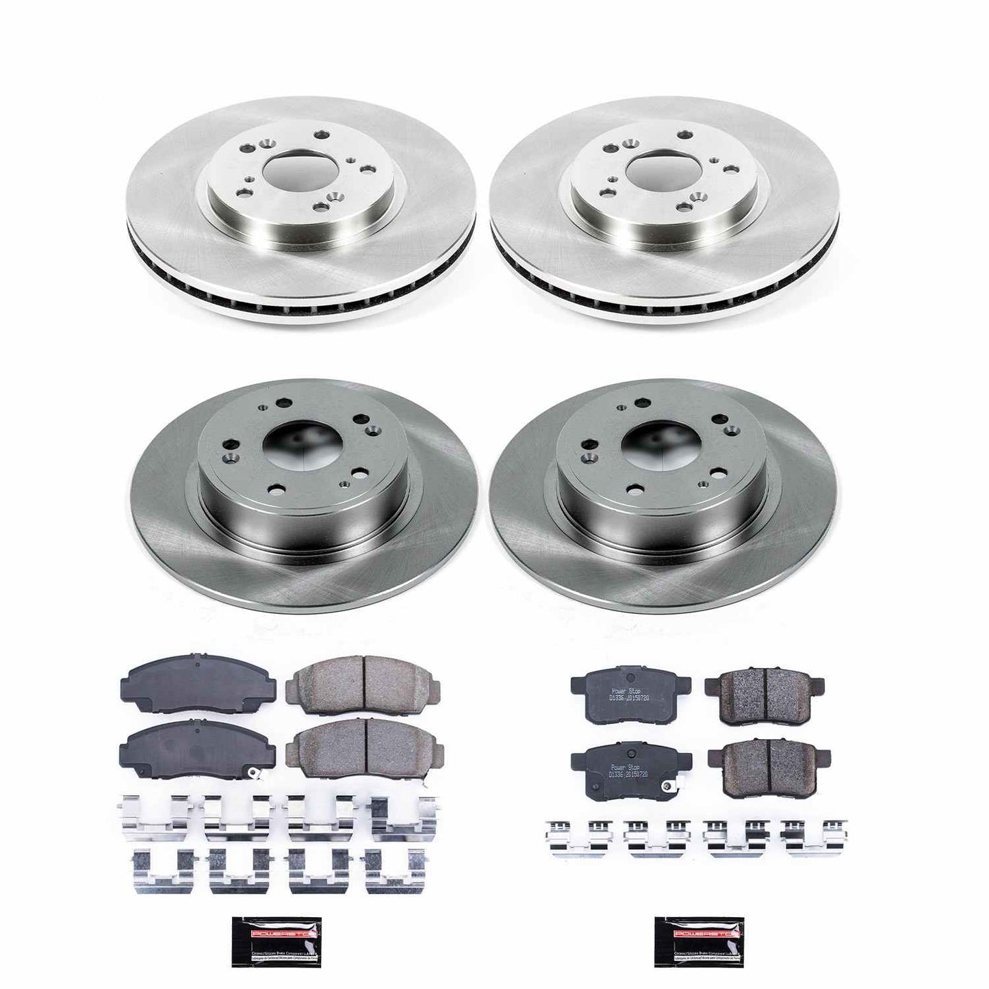 PowerStop Power Stop 09-10 Acura TSX Front & Rear Autospecialty Brake Kit KOE2742