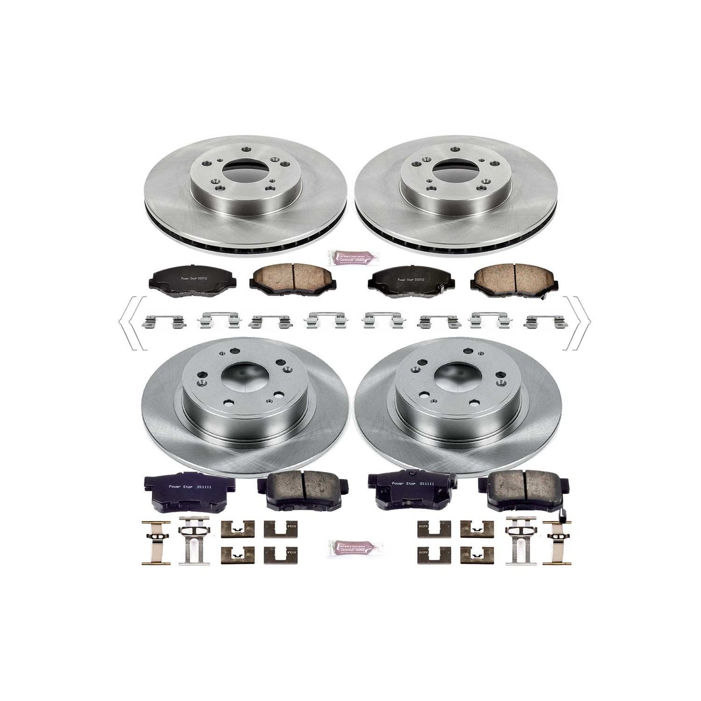 PowerStop Power Stop 2005 Honda Accord Front & Rear Autospecialty Brake Kit KOE2745