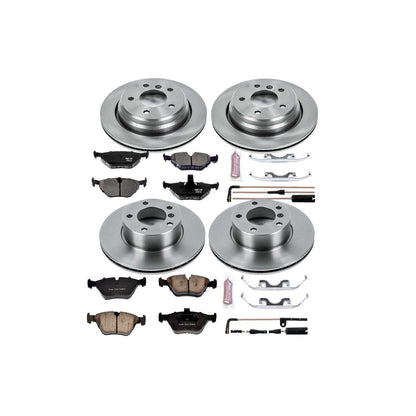 PowerStop Power Stop 01-03 BMW 525i Front & Rear Autospecialty Brake Kit KOE2746