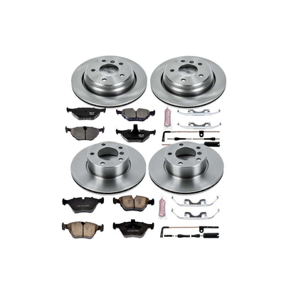 PowerStop Power Stop 01-03 BMW 525i Front & Rear Autospecialty Brake Kit KOE2747