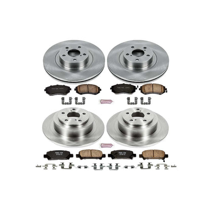 PowerStop Power Stop 04-06 Subaru Baja Front & Rear Autospecialty Brake Kit KOE2748