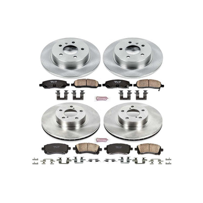 PowerStop Power Stop 00-02 Subaru Legacy Front & Rear Autospecialty Brake Kit KOE2749