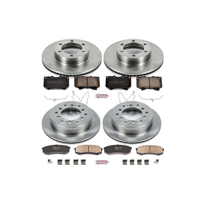 PowerStop Power Stop 01-02 Toyota Sequoia Front & Rear Autospecialty Brake Kit KOE2756