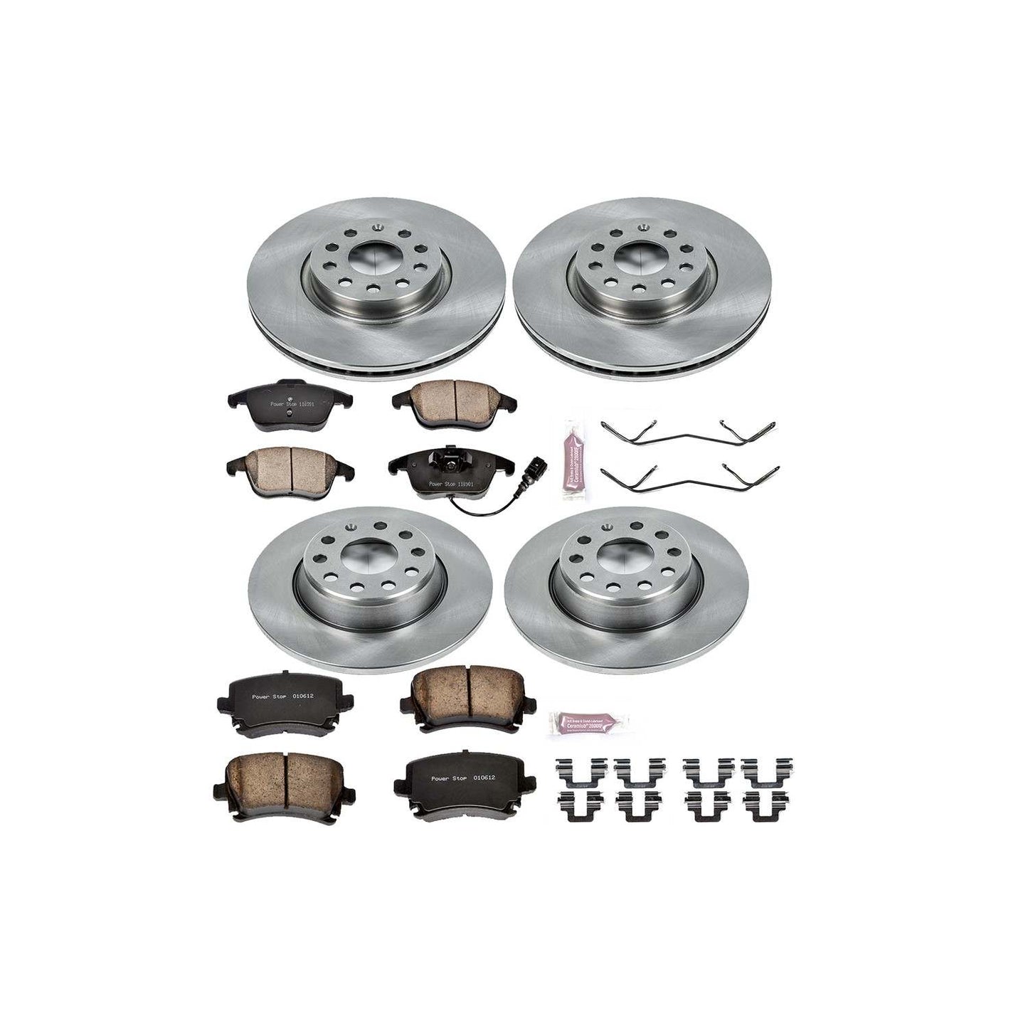 PowerStop Power Stop 09-10 Volkswagen Tiguan Front & Rear Autospecialty Brake Kit KOE2757