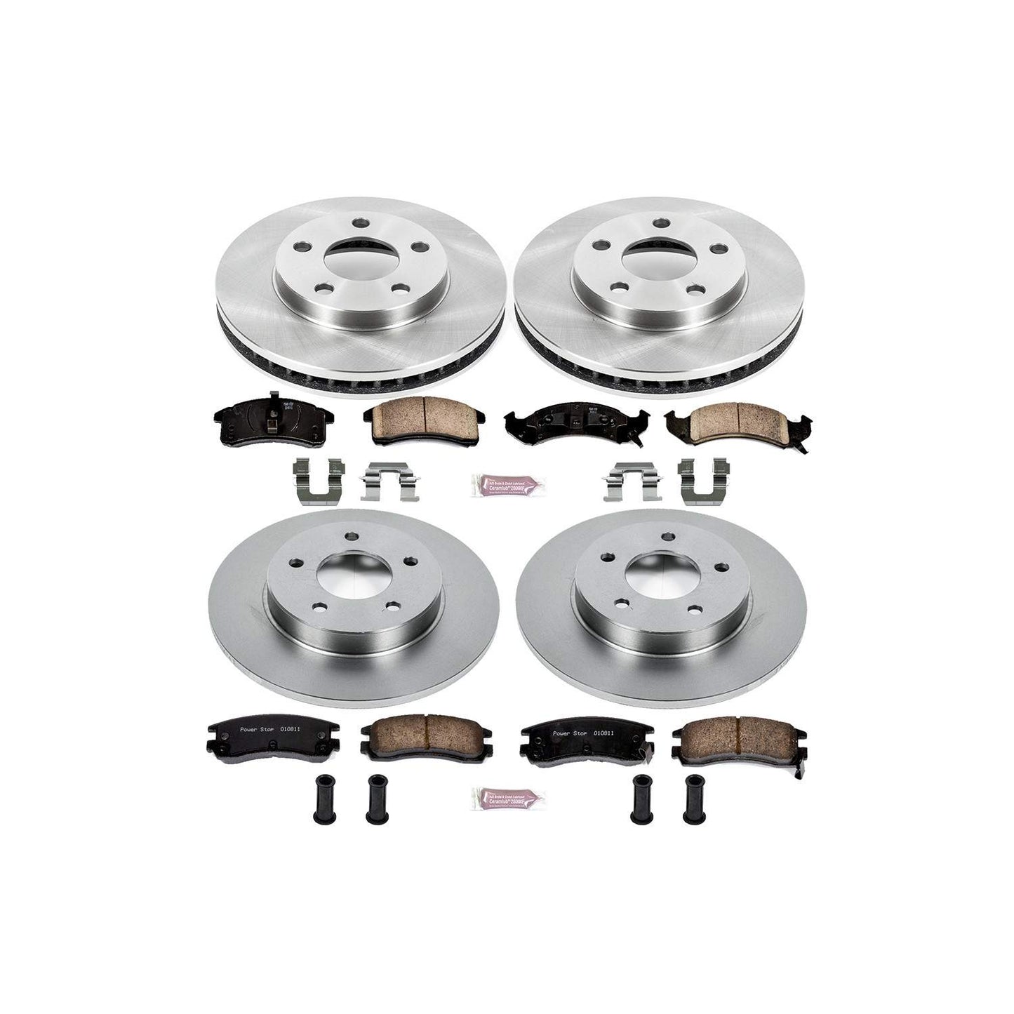 PowerStop Power Stop 92-93 Cadillac Eldorado Front & Rear Autospecialty Brake Kit KOE2762