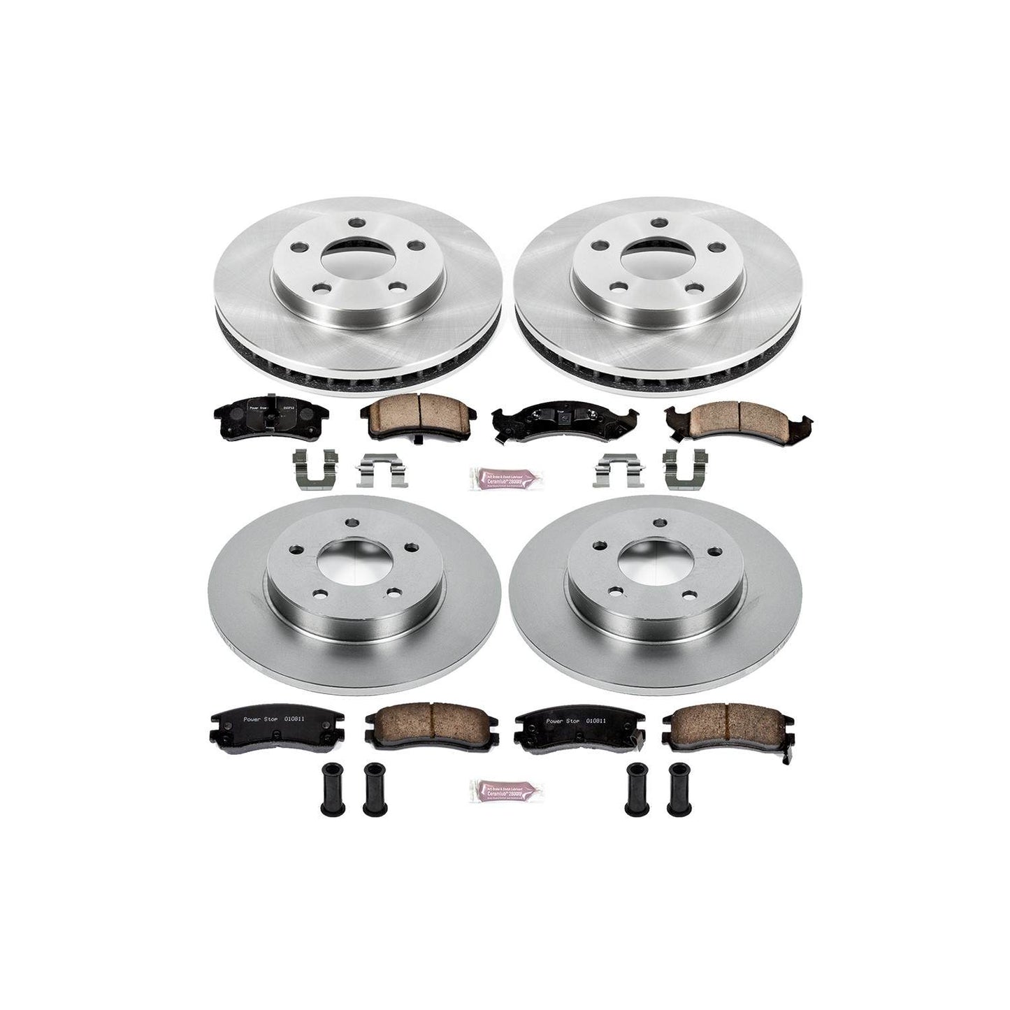 PowerStop Power Stop 94-96 Cadillac DeVille Front & Rear Autospecialty Brake Kit KOE2763