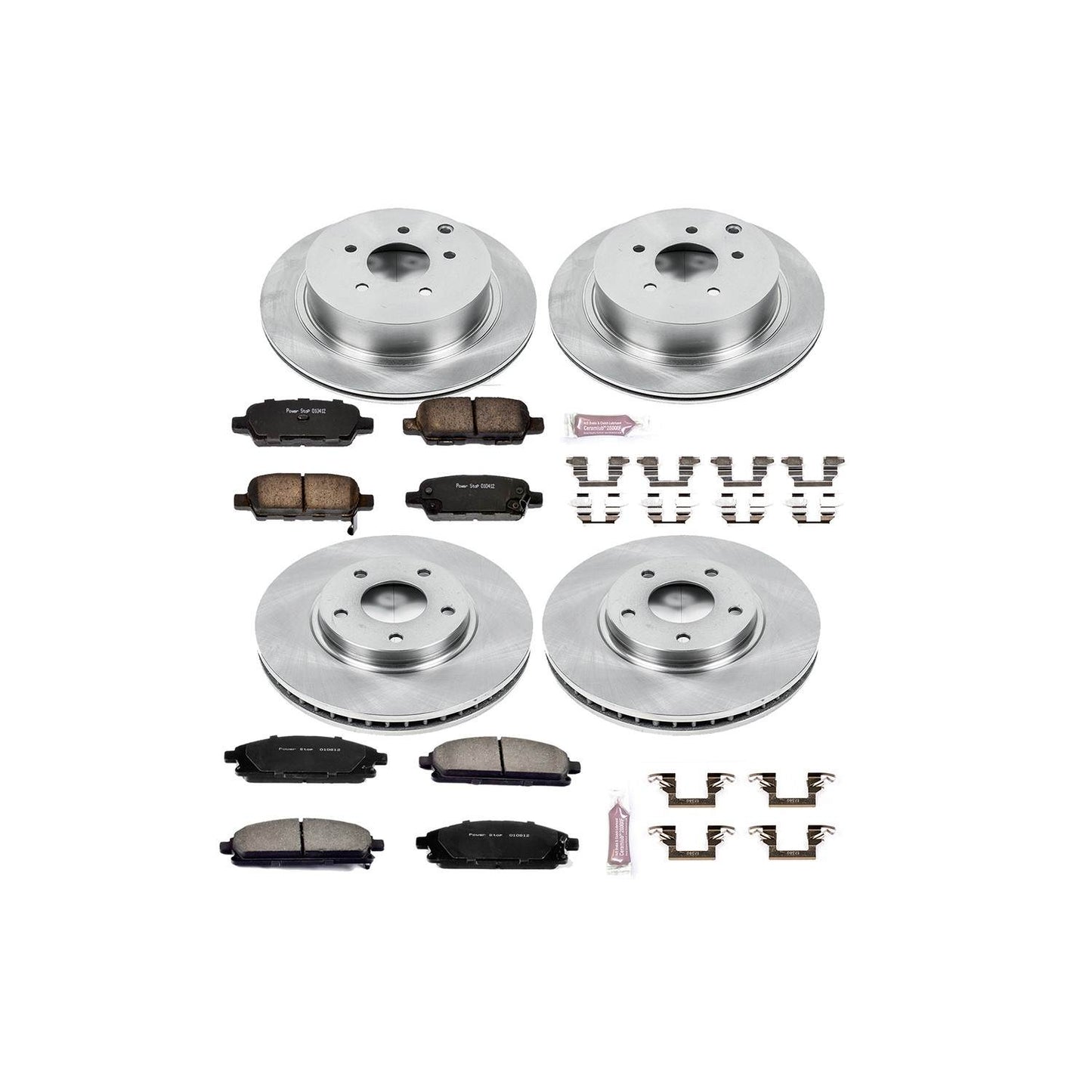 PowerStop Power Stop 04-09 Nissan Quest Front & Rear Autospecialty Brake Kit KOE2766